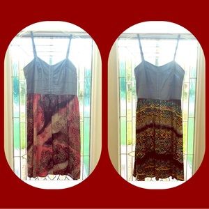 BUNDLE OF 2 DRESSES - Blue is NWT & Pink was worn only once! Both Large 11/13